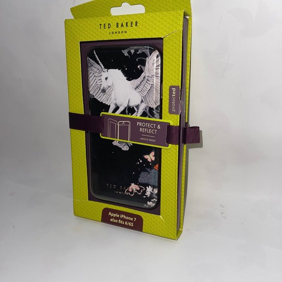 TED BAKER LONDON Black unicorn phone case iphone 7 - Picture 1 of 4